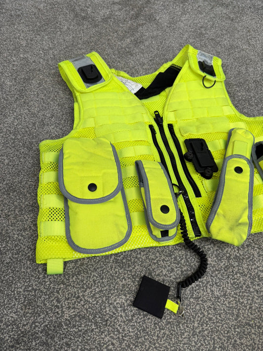 Ex Police Safariland Molle Vest Hi-Vis Tactical Utility Security Vest MED