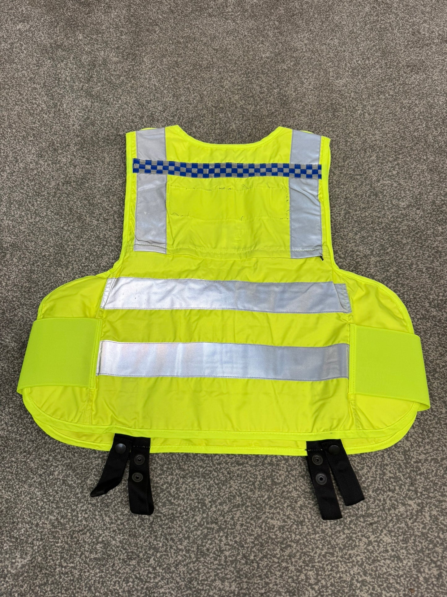 Mehler Ex Police Body Armour COVER Hi Vis Security Riding TV Film Uniform - LARGE