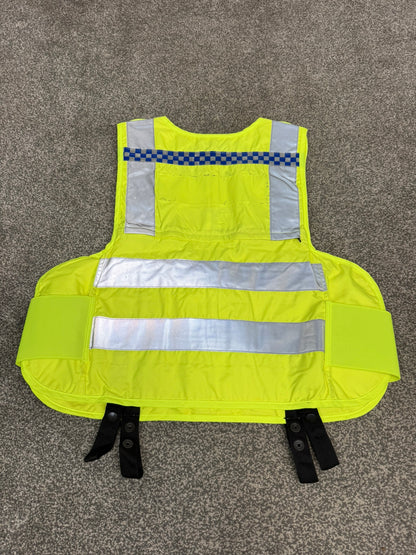 Mehler Ex Police Body Armour COVER Hi Vis Security Riding TV Film Uniform - LARGE
