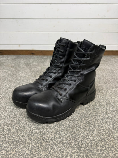 Magnum Elite Shield Met Black Leather Combat Boots UK 10 Ex Police Security Work