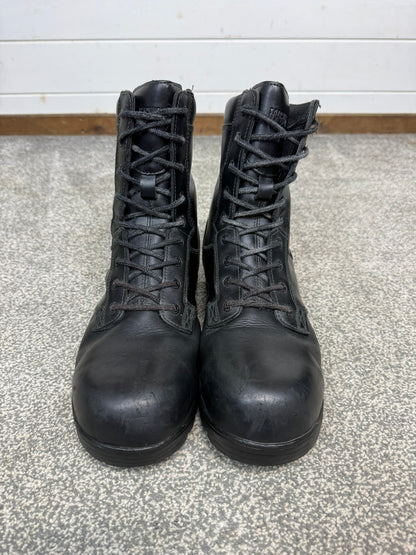Magnum Elite Shield Met Black Leather Combat Boots UK 10 Ex Police Security Work