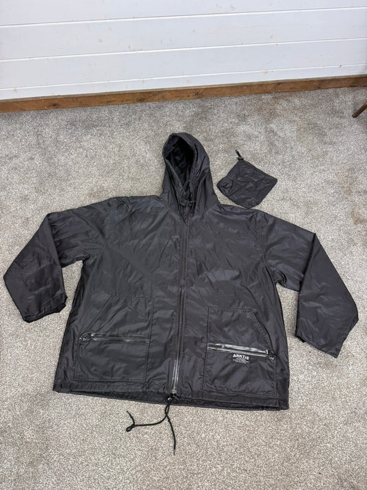 Arktis A310 V1 Black Rainshield Jacket Coat XXL Ripstop Waterproof Lightweight