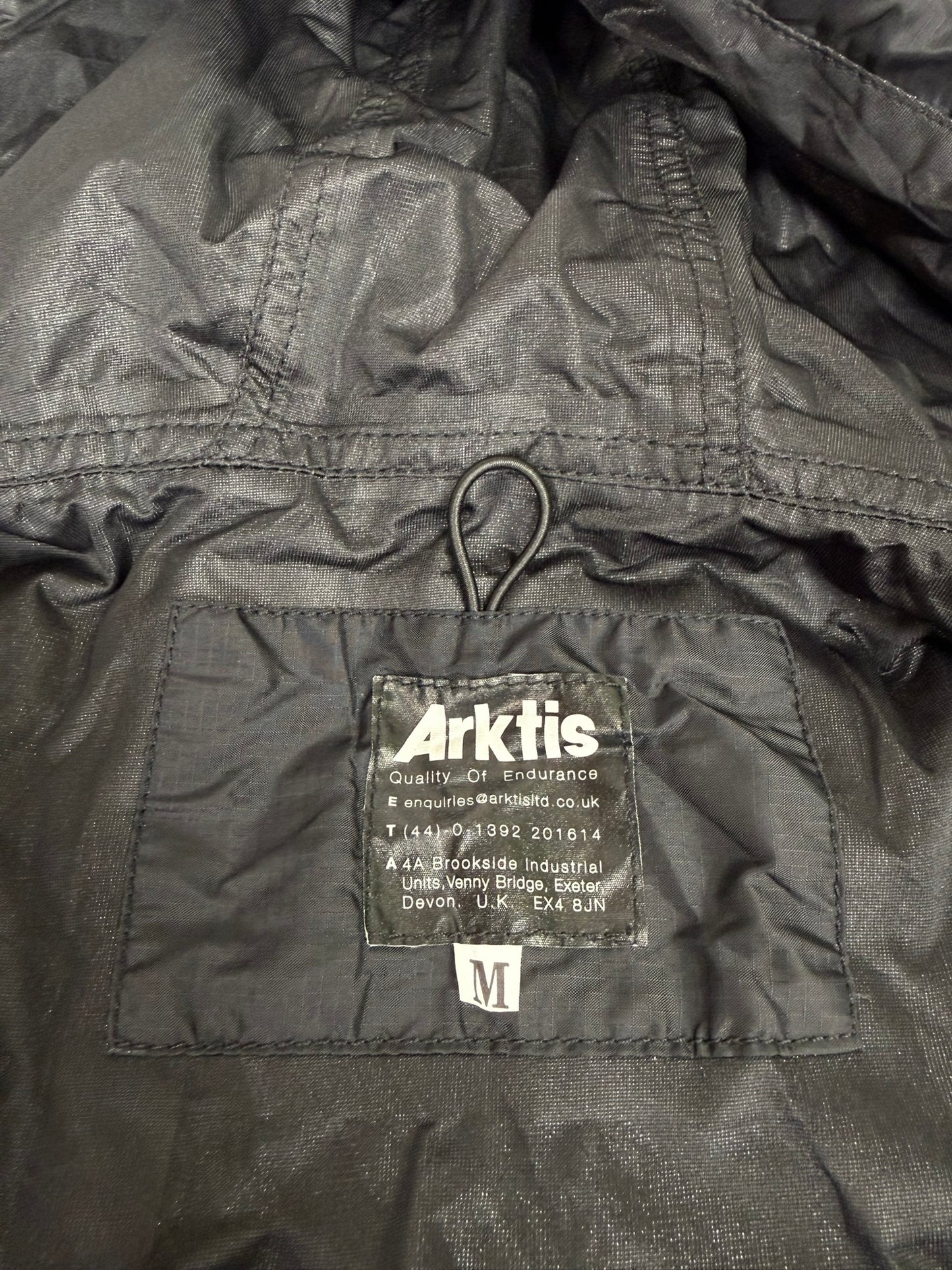 Arktis A310 V1 Black Rainshield Jacket Coat MED Ripstop Waterproof Lightweight