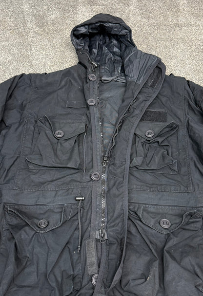 Ex Police Arktis Black B110 Combat Smock SAS Special Forces Field Jacket - X Large