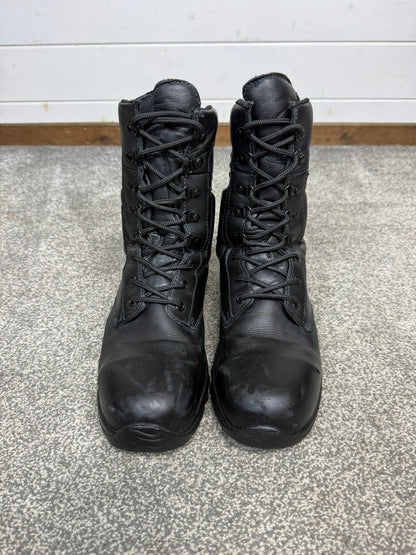 MLA Defender Typhoon Black Leather Boots UK 9 Public Order Security Ex Police