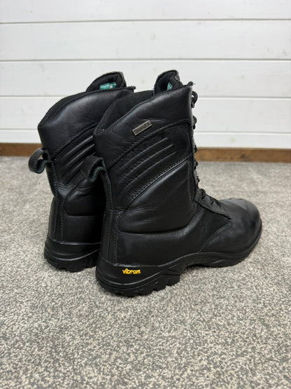 MLA Defender Typhoon Black Leather Boots UK 9 Public Order Security Ex Police