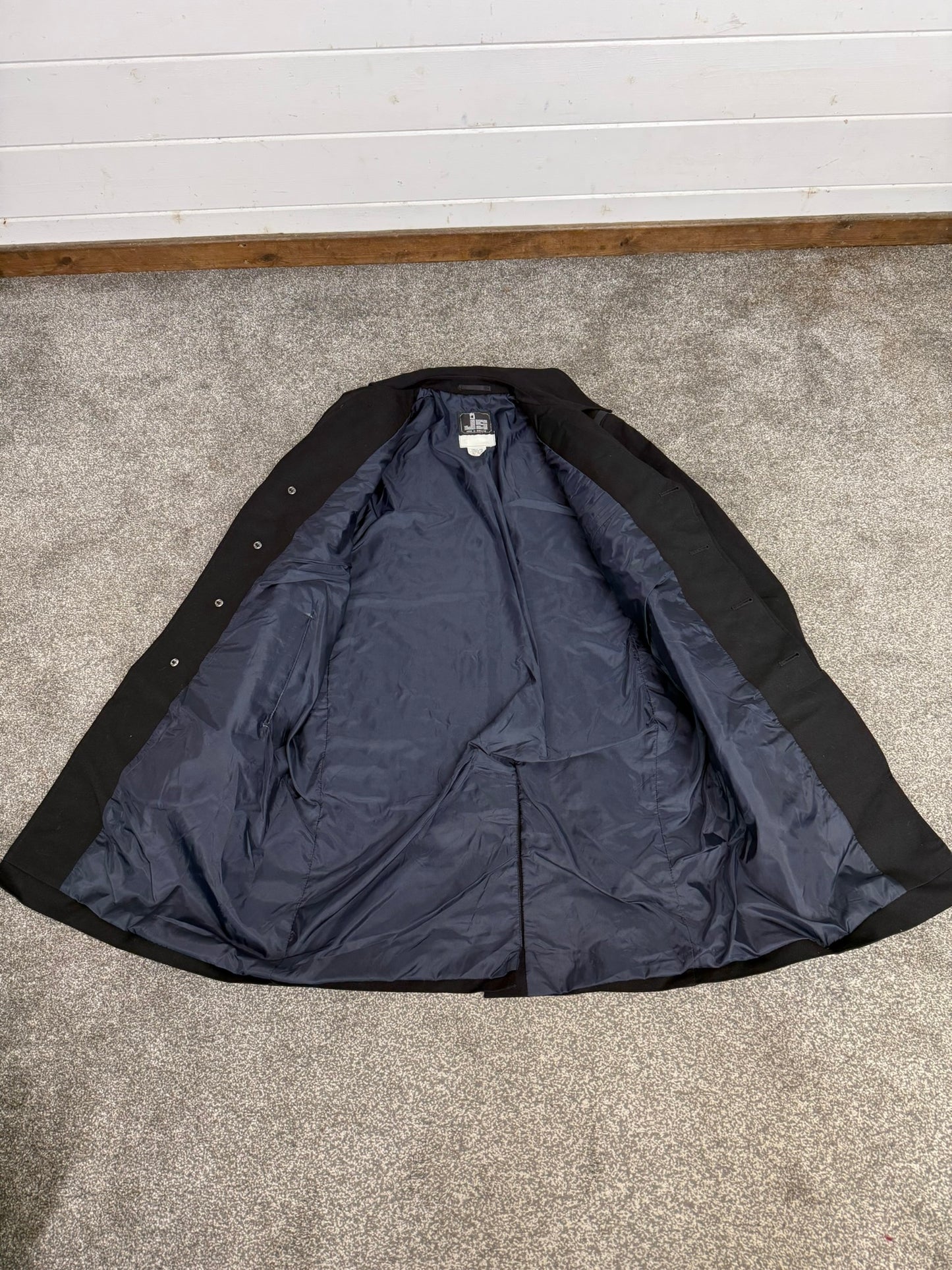 Unissued Ex Police J+S Rainwear Overcoat 39" Chest VGC Trench Coat Long Coat