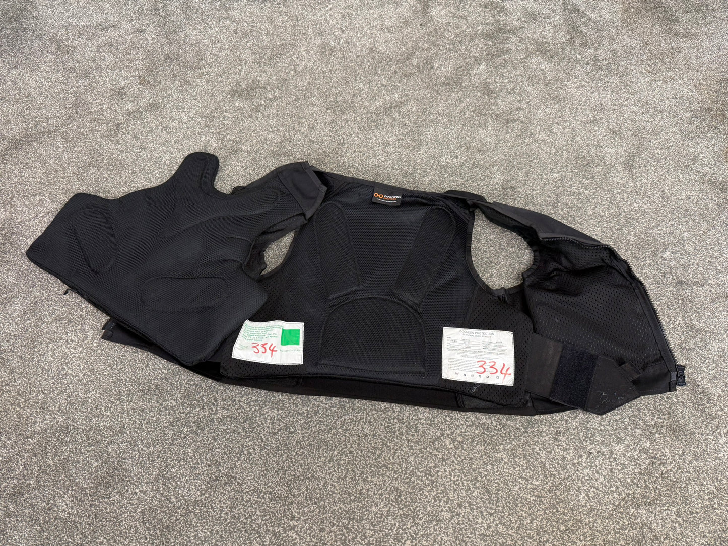 Ex Police Cooneen Body Armour Vest Anti Stab & Ballistic HG1A & KR1 SML Security