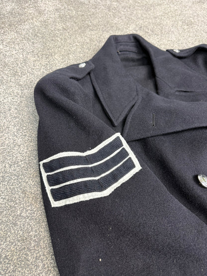 Vintage Essex Constabulary Heavy Wool Trench Coat Long Greatcoat MEDIUM Collector Display