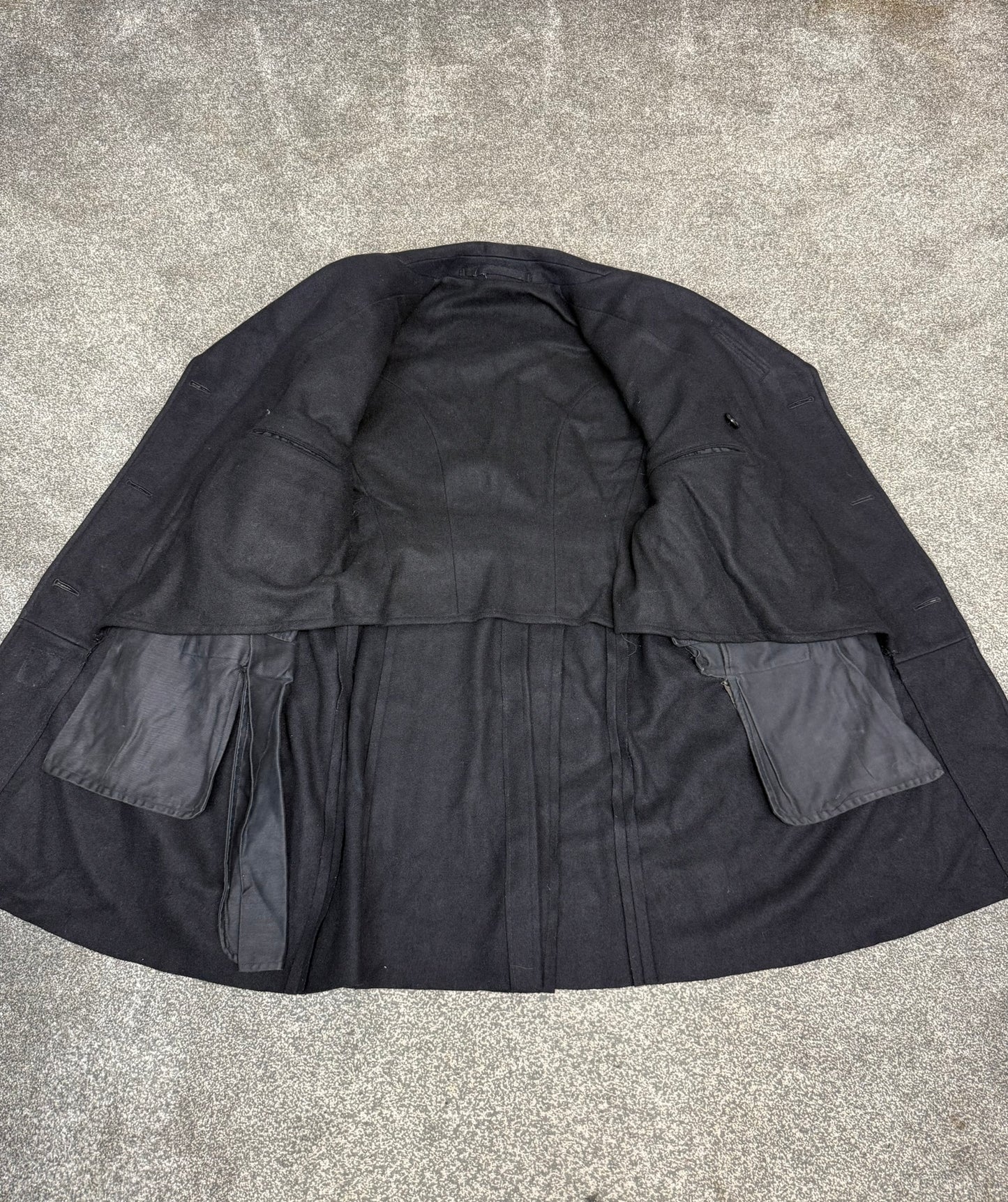 Vintage Essex Constabulary Heavy Wool Trench Coat Long Greatcoat MEDIUM Collector Display