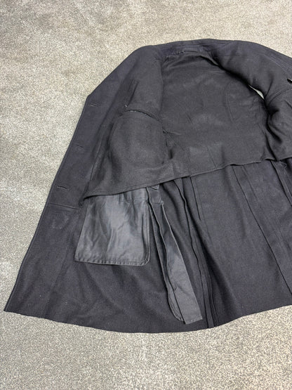 Vintage Essex Constabulary Heavy Wool Trench Coat Long Greatcoat MEDIUM Collector Display