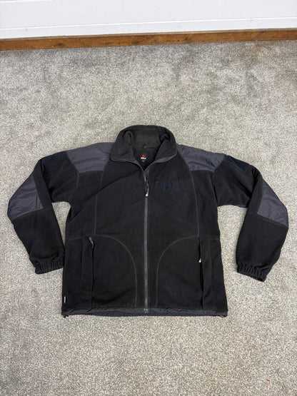 Keela Genesis Black Fleece Waterproof Windproof Jacket Ex Police Security