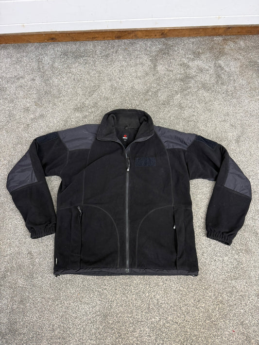 Keela Genesis Black Fleece Waterproof Windproof Jacket Ex Police Security