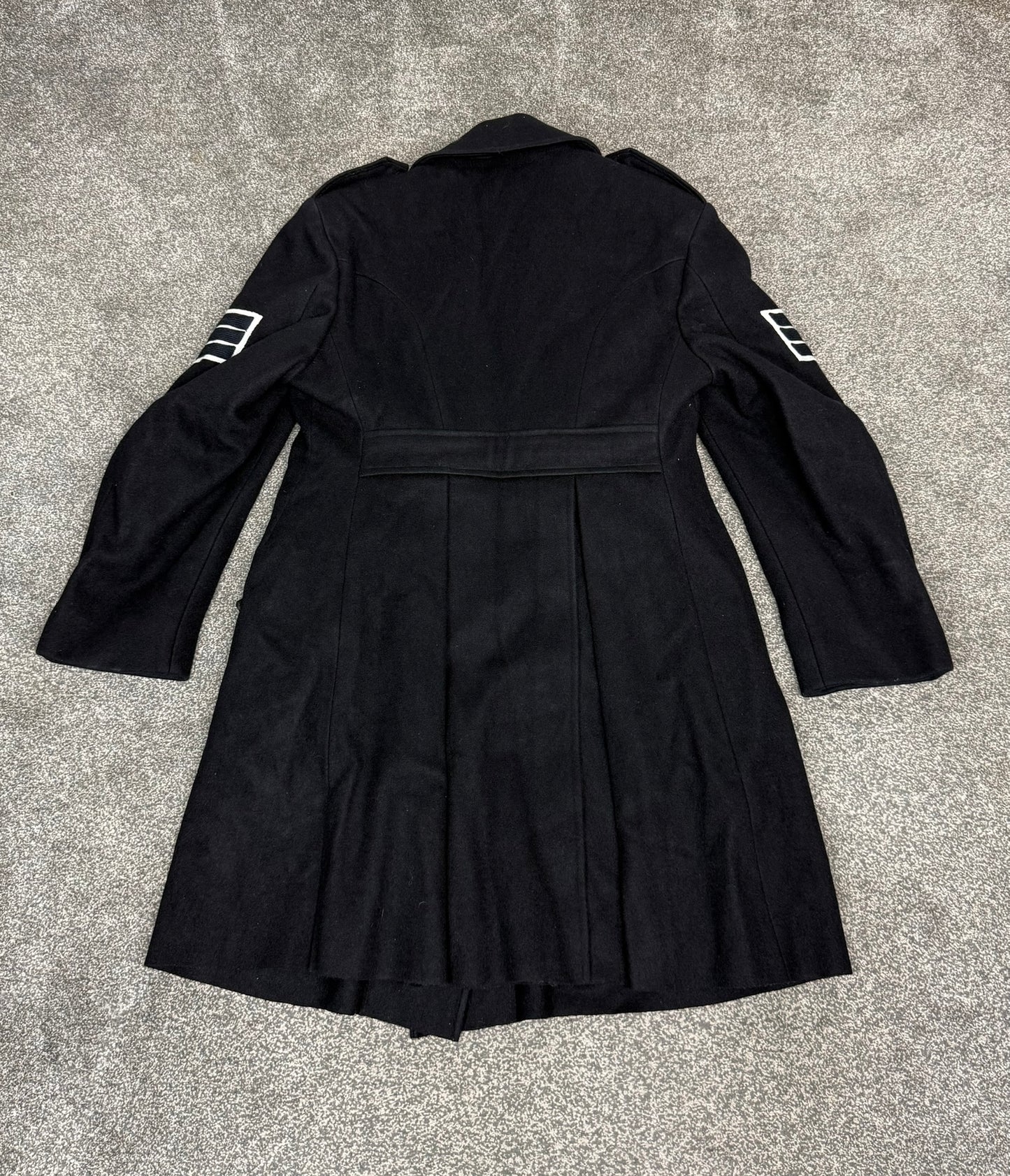 Vintage Essex Constabulary Heavy Wool Trench Coat Long Greatcoat MEDIUM Collector Display