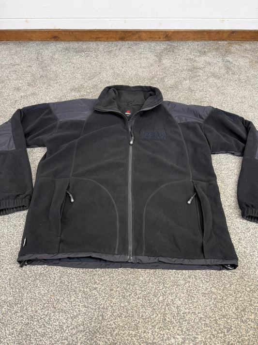 Keela Genesis Black Fleece Waterproof Windproof Jacket Ex Police Security
