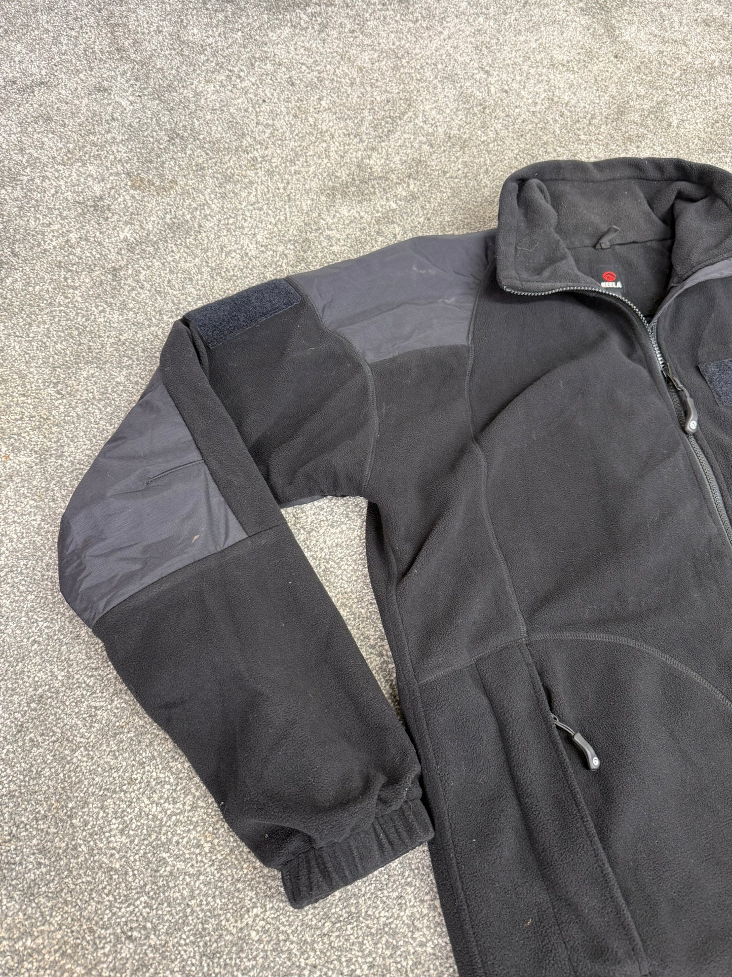 Keela Genesis Black Fleece Waterproof Windproof Jacket Ex Police Security