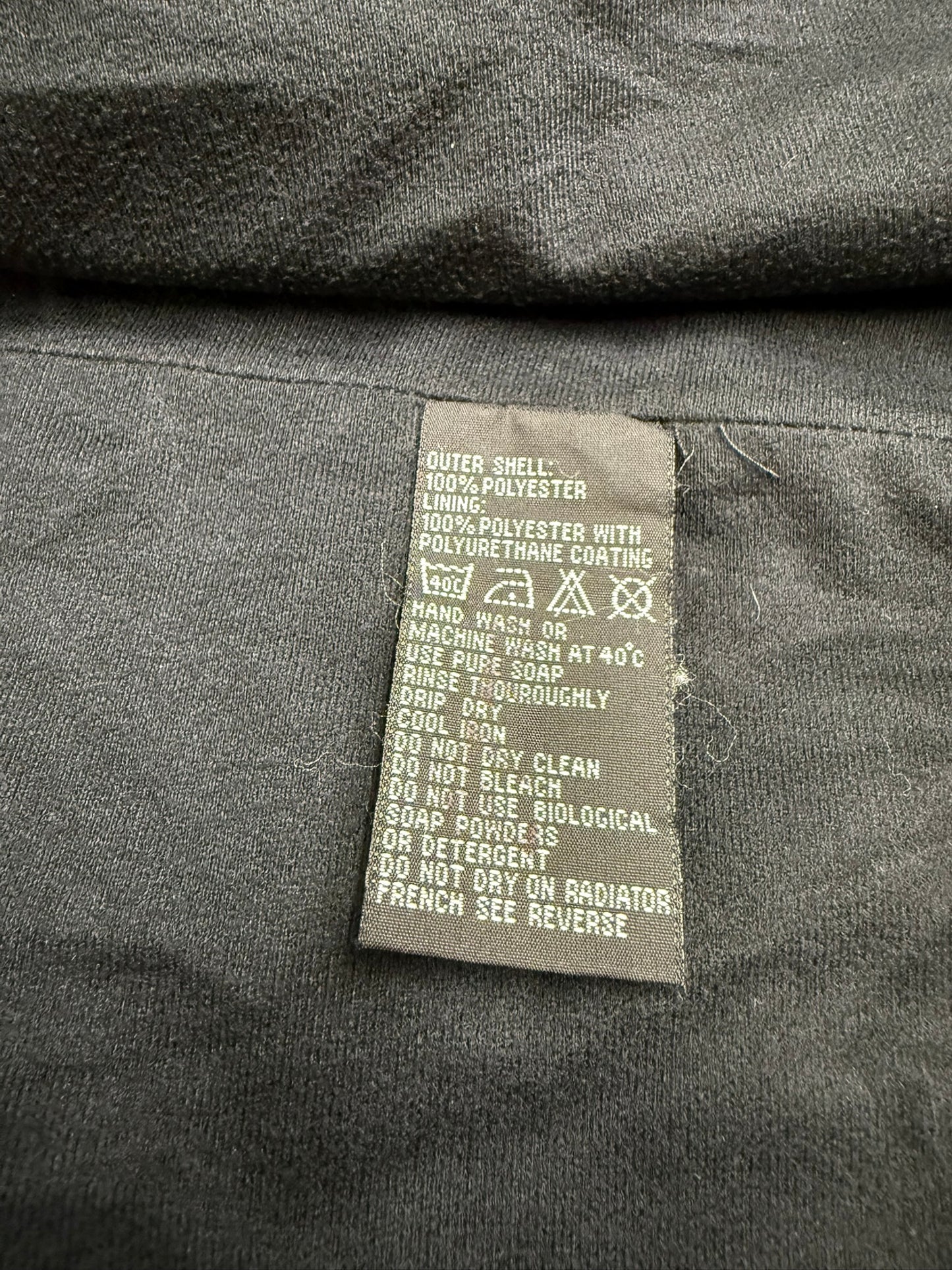 Keela Genesis Black Fleece Waterproof Windproof Jacket Ex Police Security