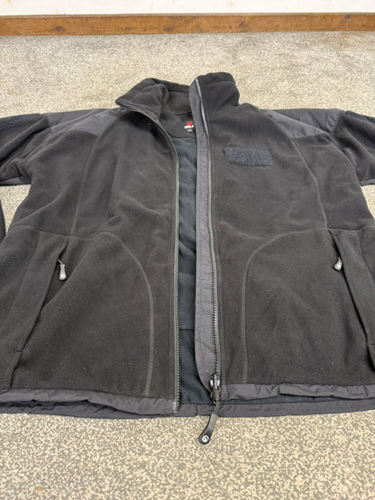 Keela Genesis Black Fleece Waterproof Windproof Jacket Ex Police Security