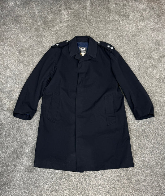 Ex Essex Police Vintage Samba Wool Overcoat 42" Trench Coat Long Coat