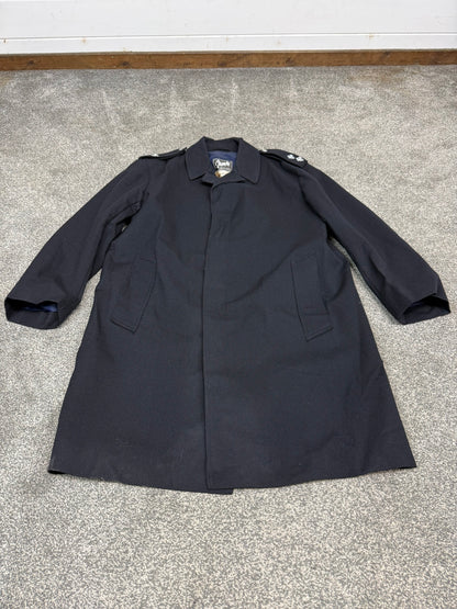 Ex Essex Police Vintage Samba Wool Overcoat 42" Trench Coat Long Coat
