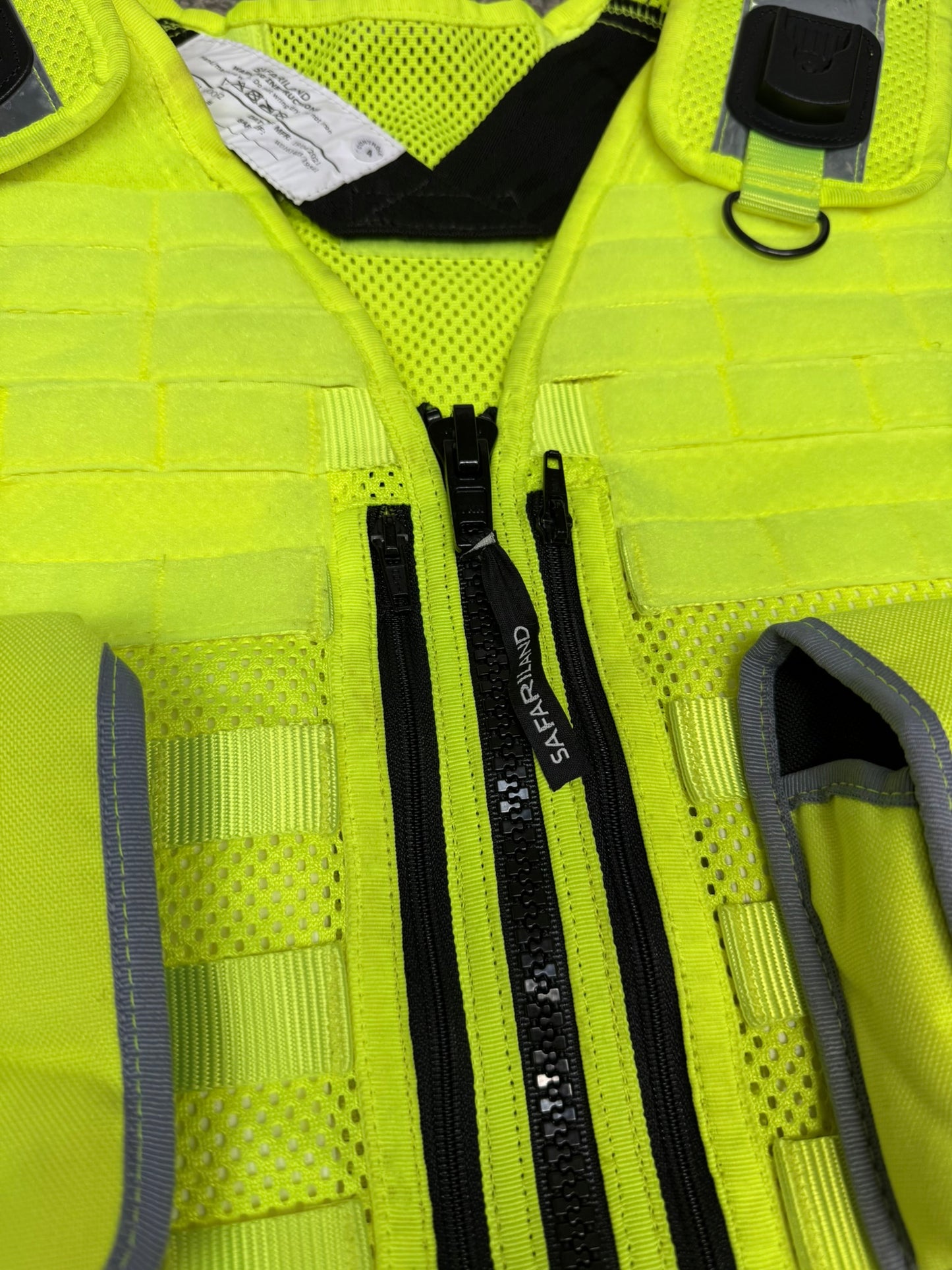 Ex Police Safariland Hi-Vis MOLLE Vest Tactical Security Vest MEDIUM - VGC
