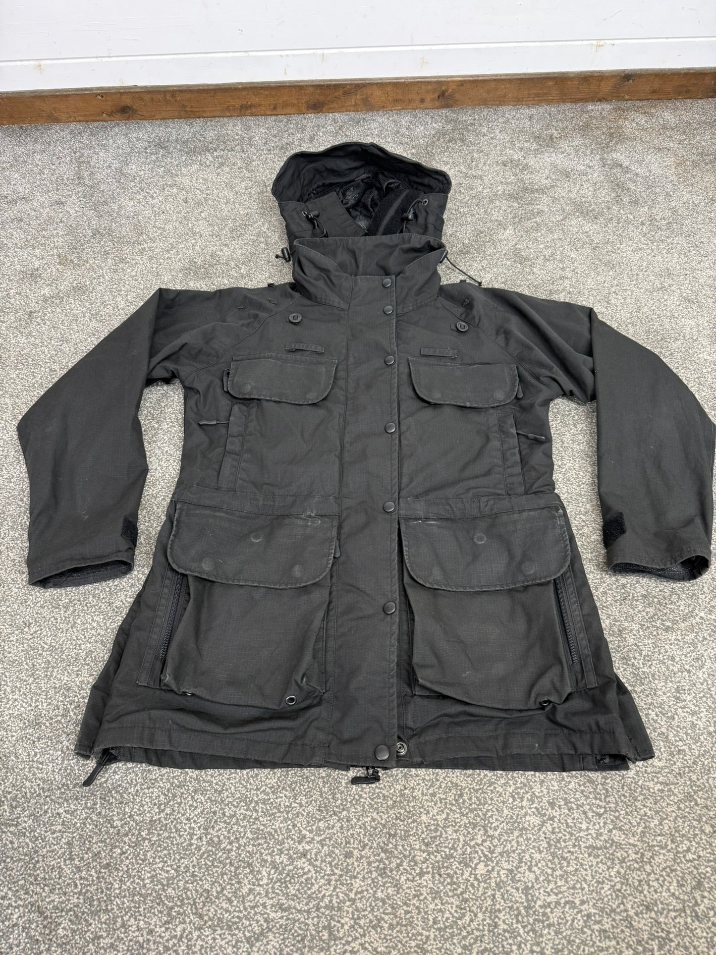 Arktis Avenger Jacket Smock B315 Ripstop Waterproof Black Ex Police Security
