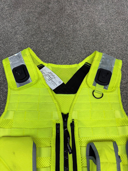 Ex Police Safariland Hi-Vis MOLLE Vest Tactical Security Vest MEDIUM - VGC