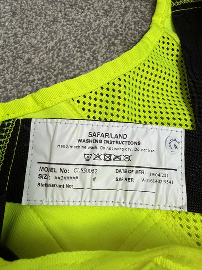 Ex Police Safariland Hi-Vis MOLLE Vest Tactical Security Vest MEDIUM - VGC