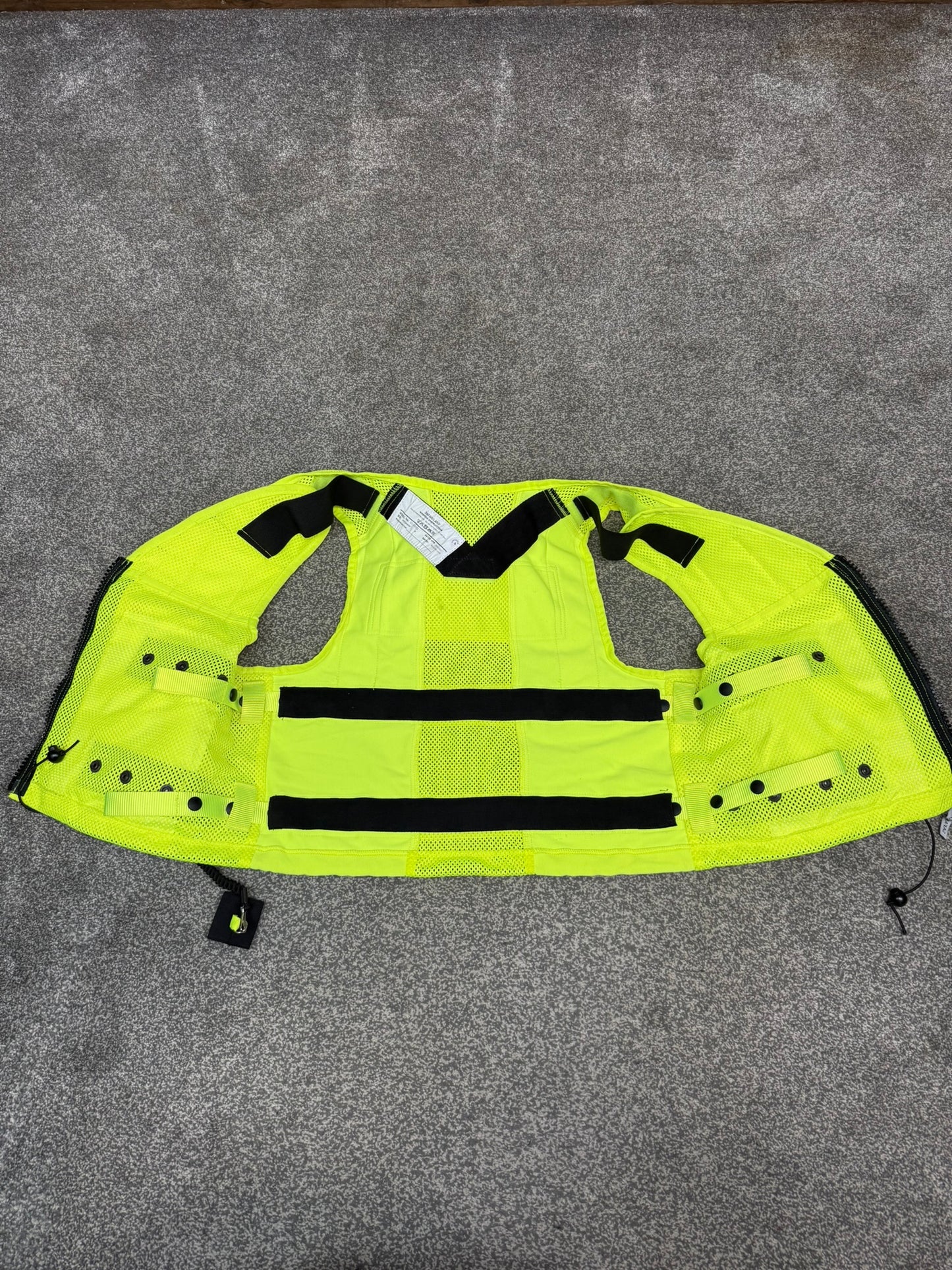 Ex Police Safariland Hi-Vis MOLLE Vest Tactical Security Vest MEDIUM - VGC