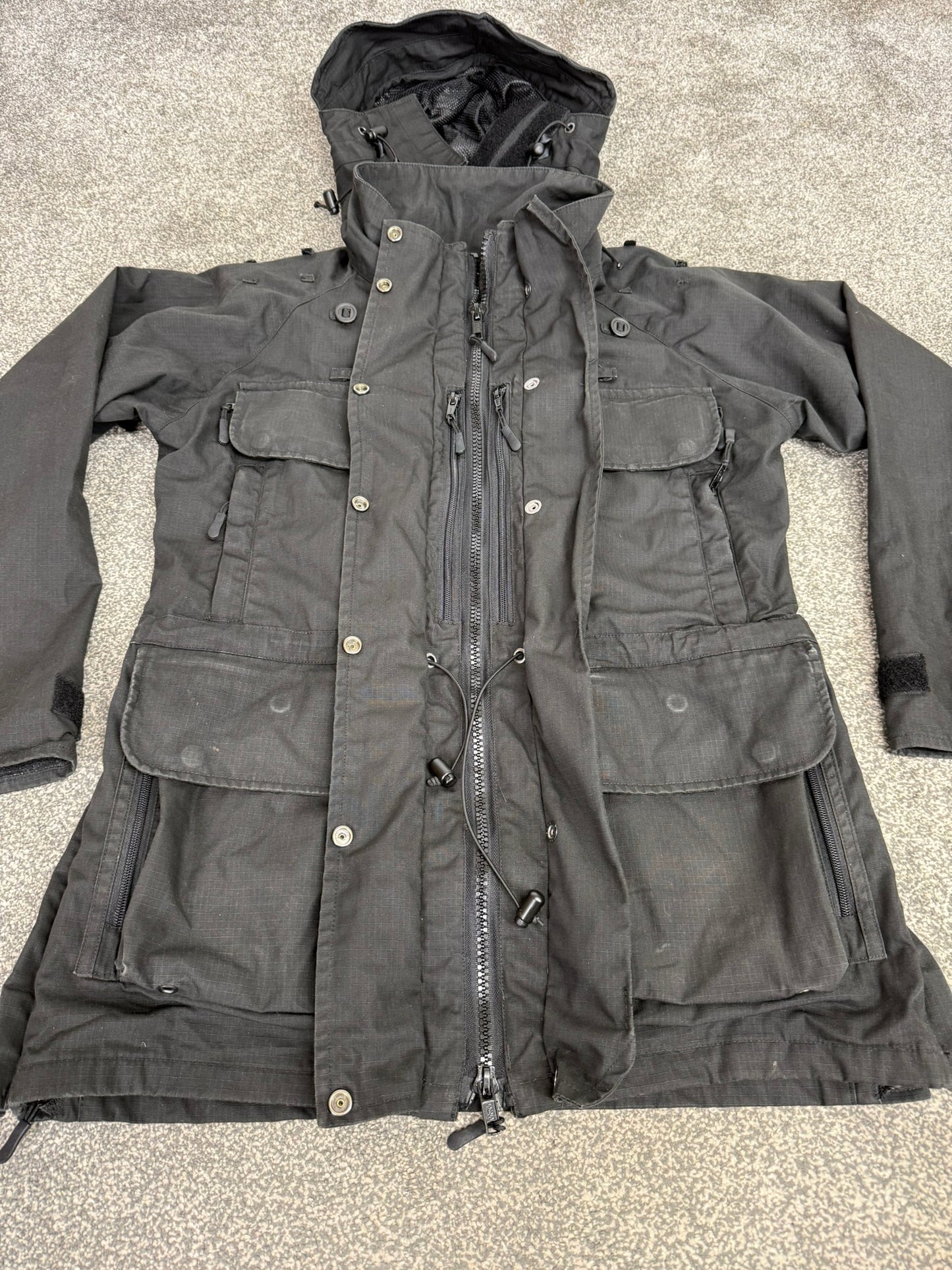 Arktis Avenger Jacket Smock B315 Ripstop Waterproof Black Ex Police Security