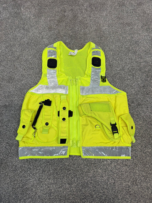 Ex Police PWL Hi-Vis Taser Utility Tactical Security Vest - X SMALL