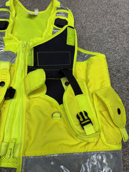 Ex Police PWL Hi-Vis Taser Utility Tactical Security Vest - X SMALL