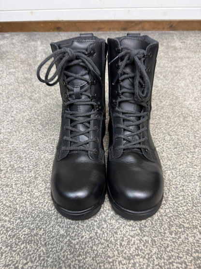 Ex Police Magnum Elite Shield Combat Boots VGC Black Leather UK 7 Security Work