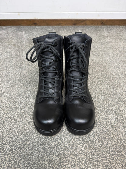 Ex Police Magnum Elite Shield Combat Boots VGC Black Leather UK 7 Security Work