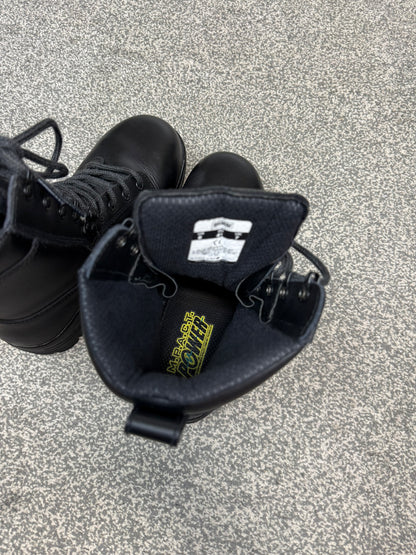 Ex Police Magnum Elite Shield Combat Boots VGC Black Leather UK 7 Security Work