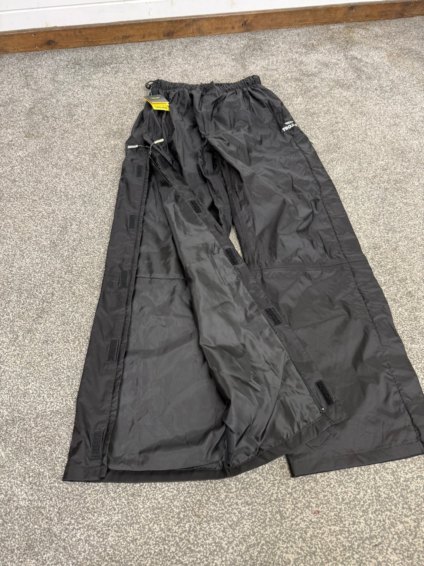 NEW Trojan Lightweight Waterproof Trousers Breathable Rain Over Trousers- MEDIUM