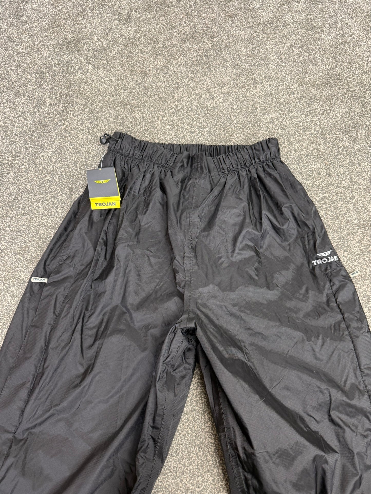 NEW Trojan Lightweight Waterproof Trousers Breathable Rain Over Trousers- MEDIUM
