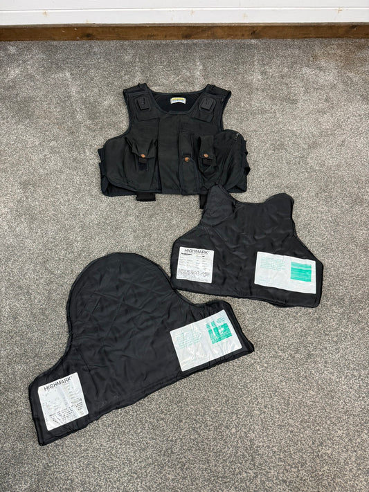 Ex Police Highmark Body Armour Vest Female LARGE Anti Stab & Ballistic HG1A / KR1 Security
