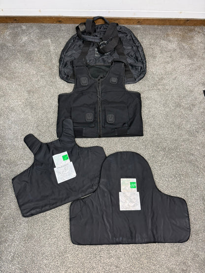 Ex Police Cooneen Body Armour Vest & Bag X LRG Anti Stab & Ballistic HG1A & KR1