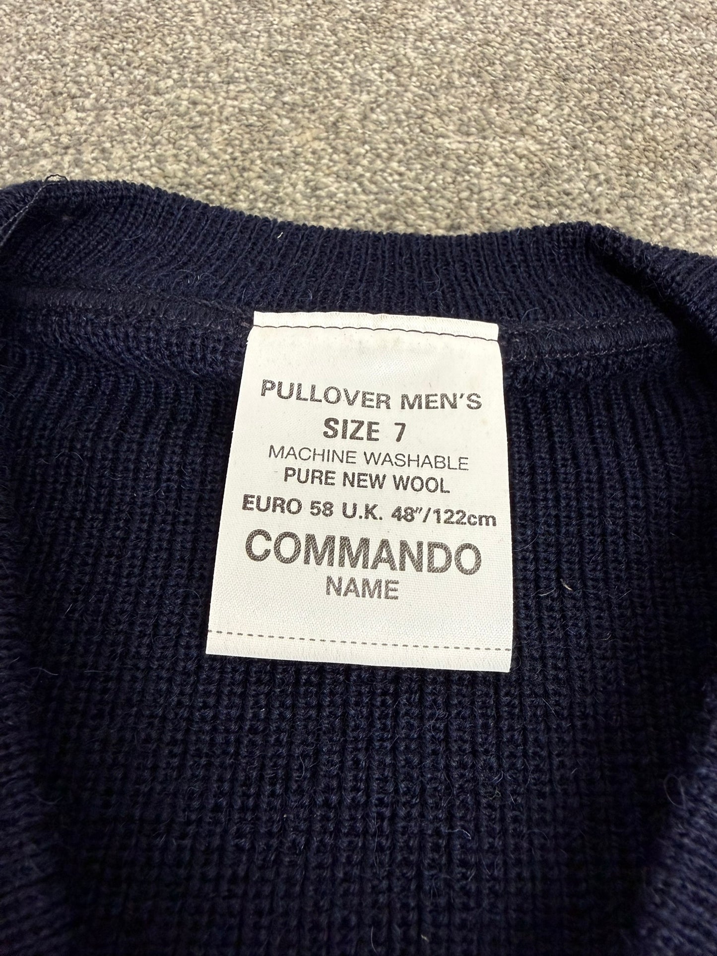 Hampshire Police Pullover Commando Jumper Collector Film TV Display
