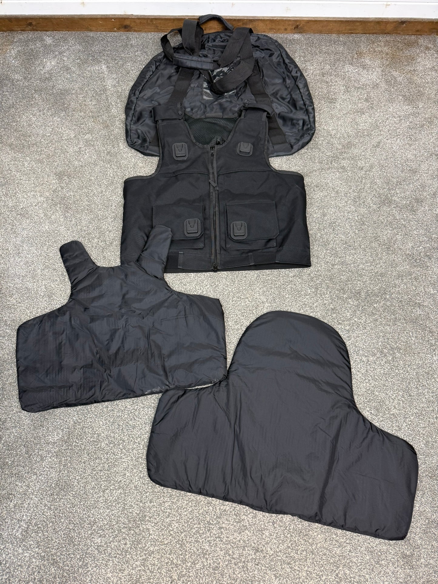 Ex Police Cooneen Body Armour Vest & Bag X LRG Anti Stab & Ballistic HG1A & KR1