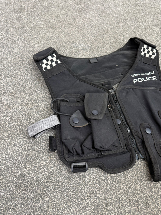 Royal Air Force RAF Police Equipment Tac Vest Film TV Uniform Display