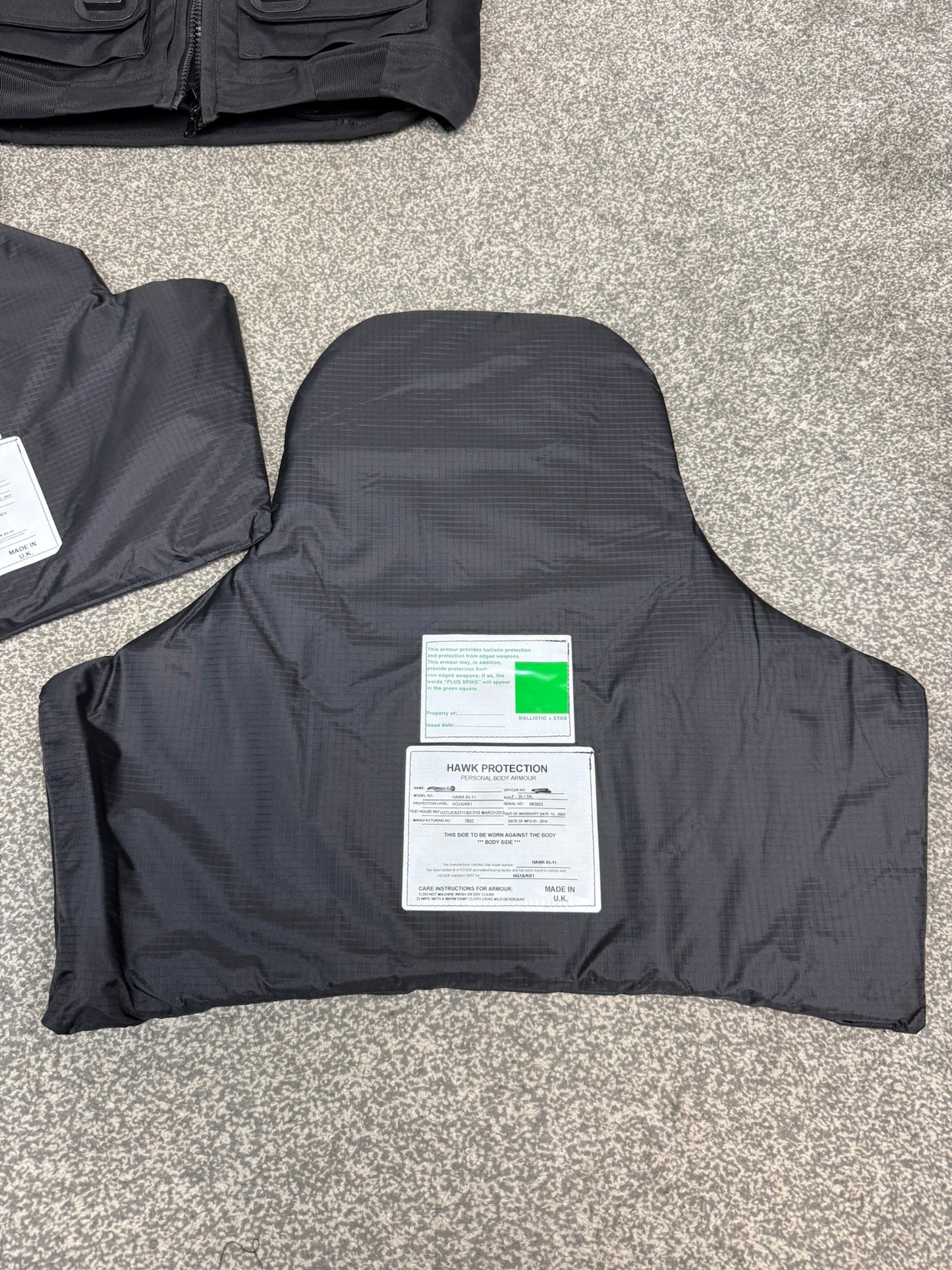 Ex Police Cooneen Body Armour Female Vest Anti Stab & Ballistic HG1A & KR1 - MEDIUM