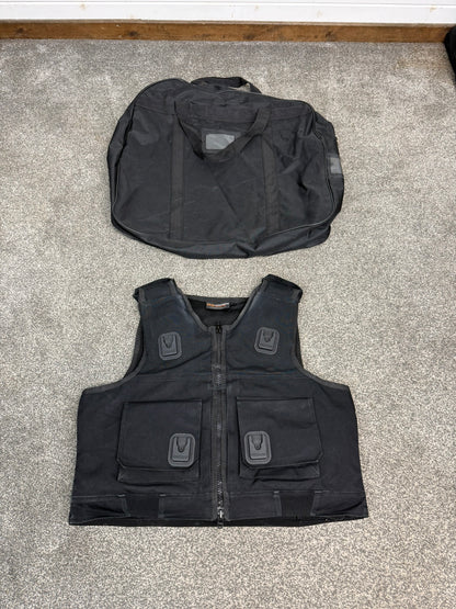 Ex Police Cooneen Body Armour Vest & Bag X LRG Anti Stab & Ballistic HG1A & KR1 Security Patrol