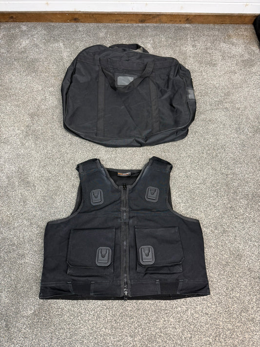 Ex Police Cooneen Body Armour Vest & Bag X LRG Anti Stab & Ballistic HG1A & KR1 Security Patrol