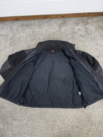 Keela Genesis Black Fleece Waterproof Windproof Jacket Ex Police Security (Zipper Missing)