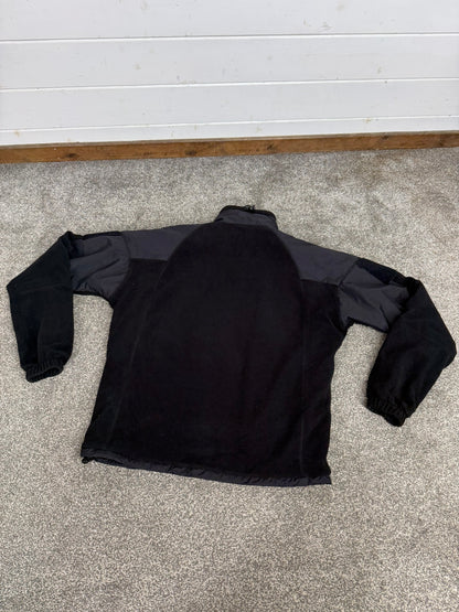 Keela Genesis Black Fleece Waterproof Windproof Jacket Ex Police Security (Zipper Missing)