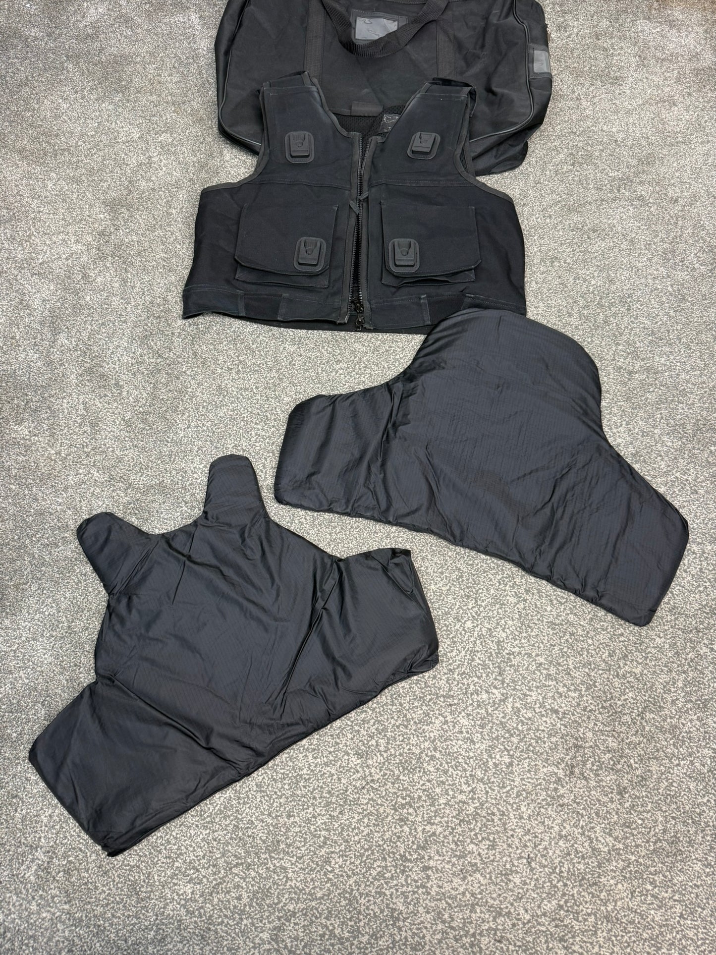 Ex Police Cooneen Body Armour Vest & Bag X LRG Anti Stab & Ballistic HG1A & KR1 Security Patrol