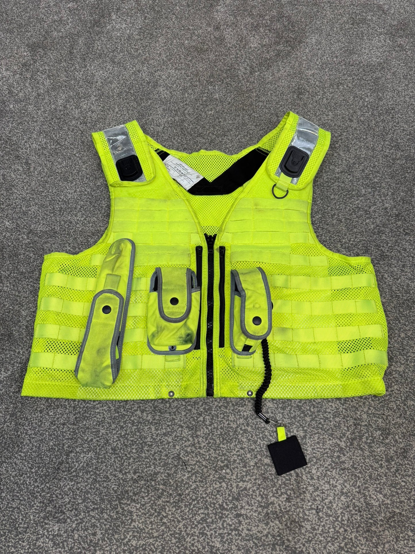 Safariland Hi-Vis MOLLE Vest & Pouches Tactical Utility Security Vest Ex Police - XXL