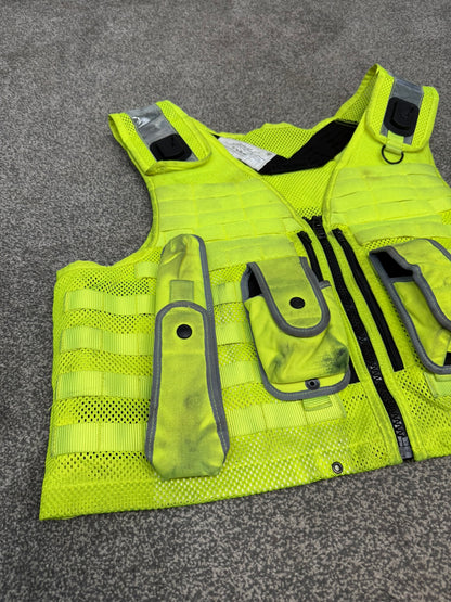 Safariland Hi-Vis MOLLE Vest & Pouches Tactical Utility Security Vest Ex Police - XXL